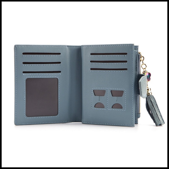 NEW DIJON Multi Function Crystal Tassel Wallet - Picture 4 of 8